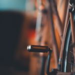 Closeup photo of a bicycle