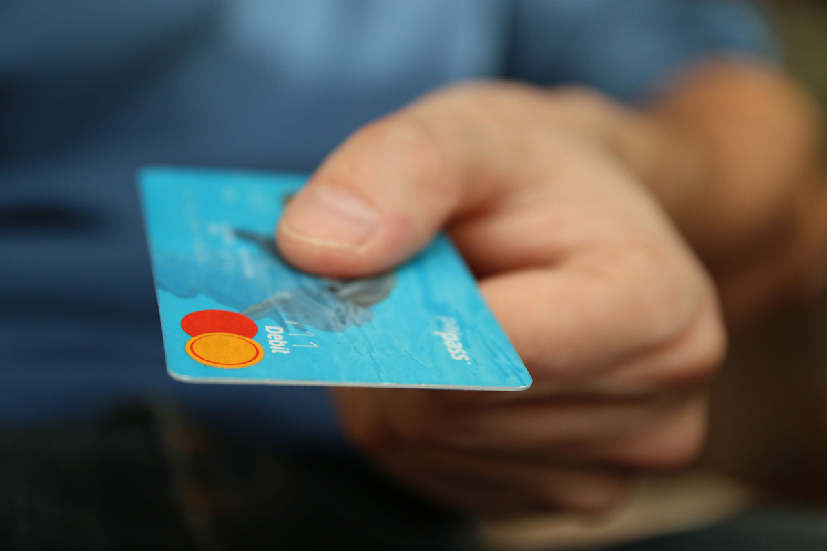 Photo of a credit card