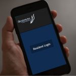 A cellphone with the Baytowne app displayed