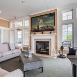 The piano lounge boasts a beautiful fireplace