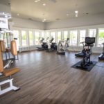 Exercise equipment is available to all Baytowne residents